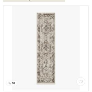 Vintage-Inspired Neutral Runner Rug - NO PAD
2.5’ X 10’